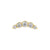 Nikkelvrij Stalen Curve Attachment - Goud