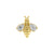 Nikkelvrij Stalen Bee Attachment - Goud