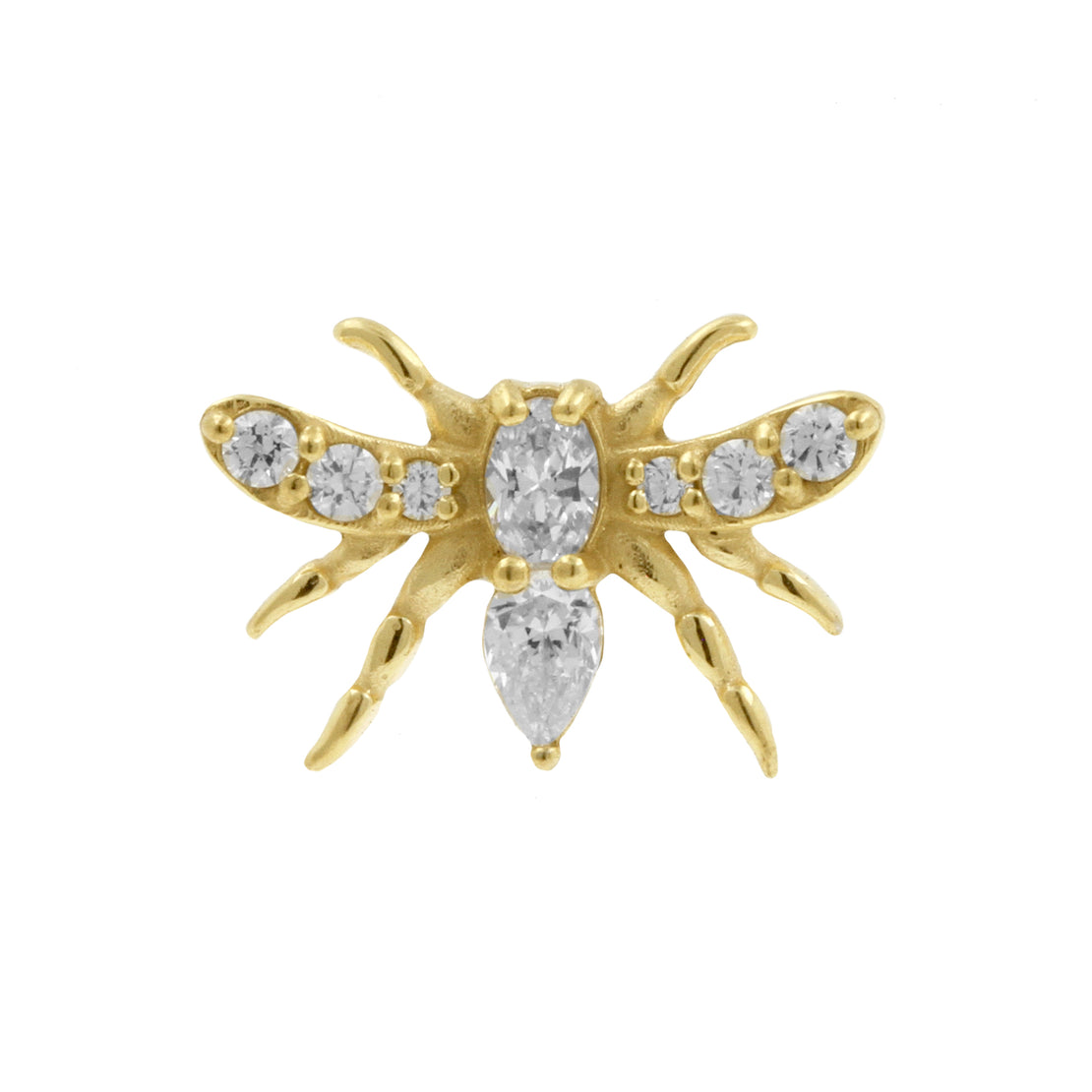 Nikkelvrij Stalen Moth Attachment - Goud