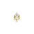 Nikkelvrij Staal - Zirkonia Square Dangle - Goud