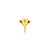 Surgical Steel Ray Top - Gold