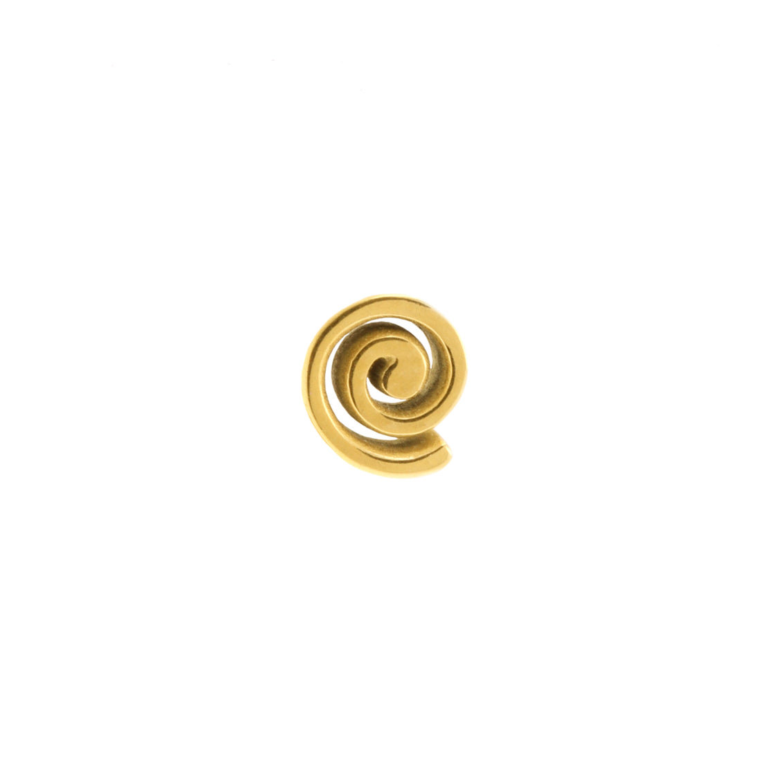 Surgical Steel Spiral Top - Gold