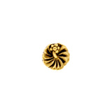 Nickelfreier Edelstahl Hibiskus Gold