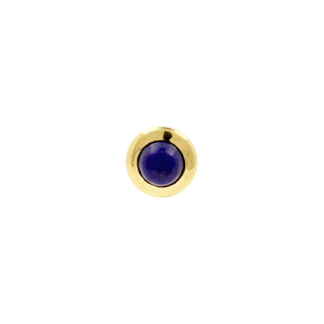 18 Karat Gold Top - Lapis Lazuli