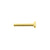 18 Karaats Gouden Labret Stud