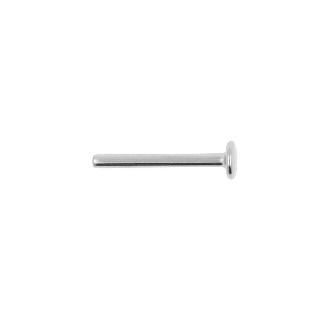 Titanium-Niobium Labret Stud - Silver