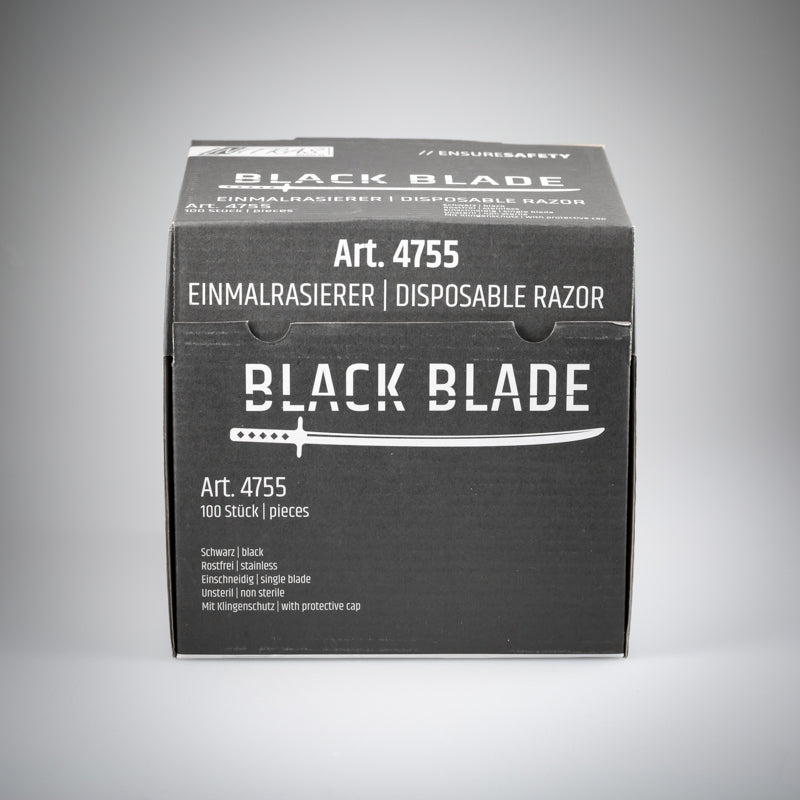Black Razor Blade Black Blade - 100 Pieces