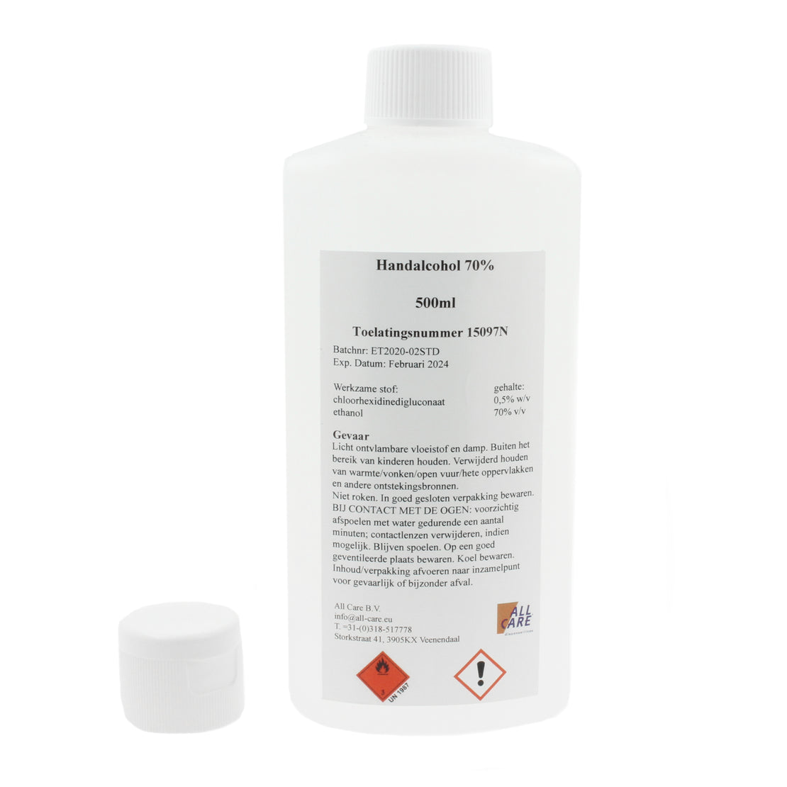 Hand Alcohol 70% (500ml)