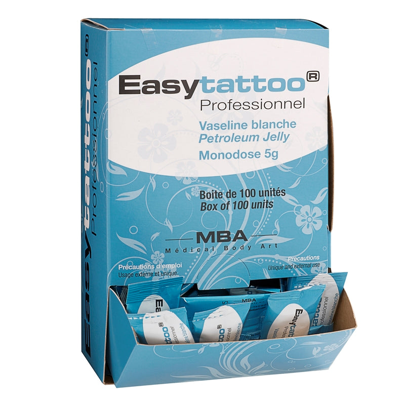 Easytattoo Professional - Vaseline Pouches (100 x 5 gram)