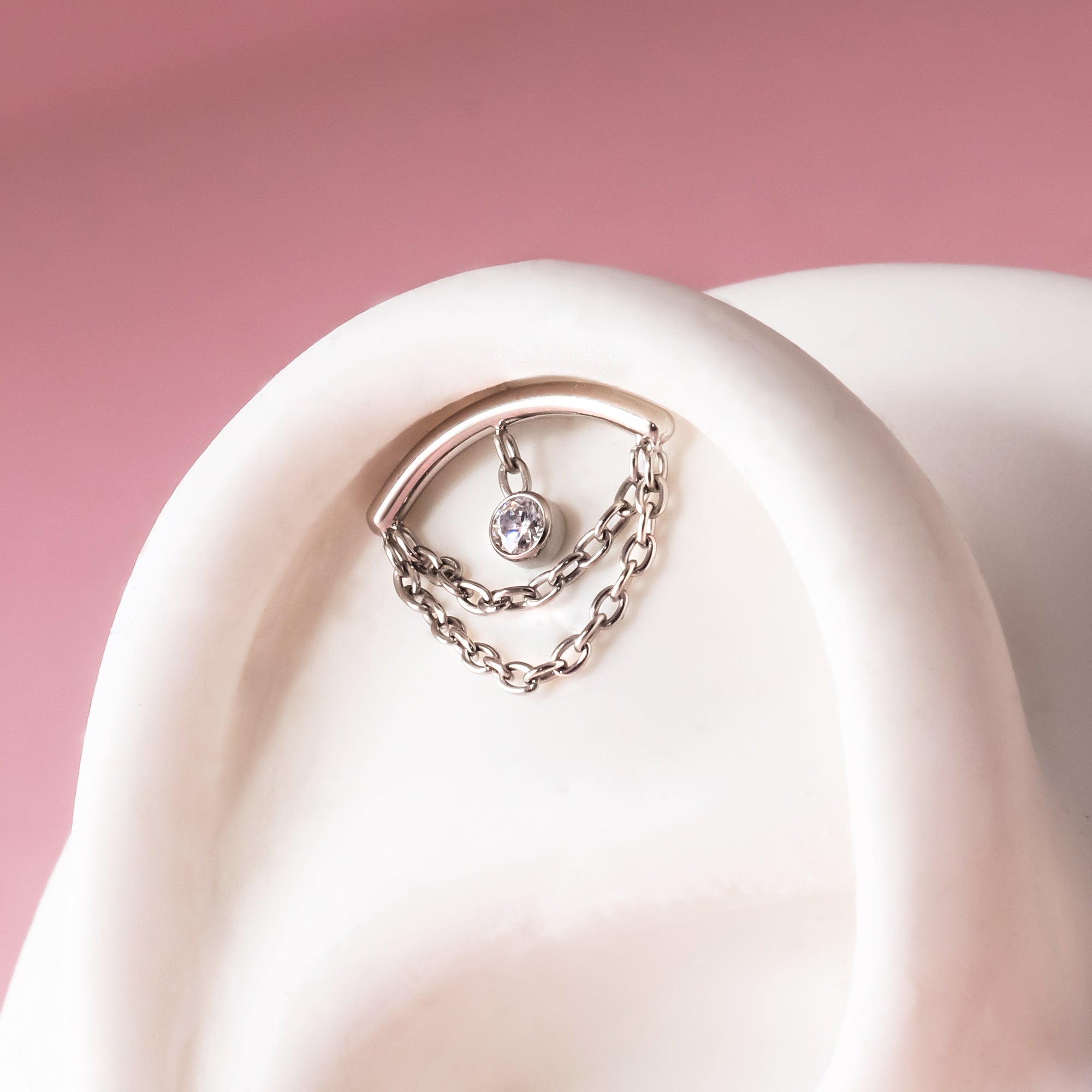 Hidden Helix Piercings