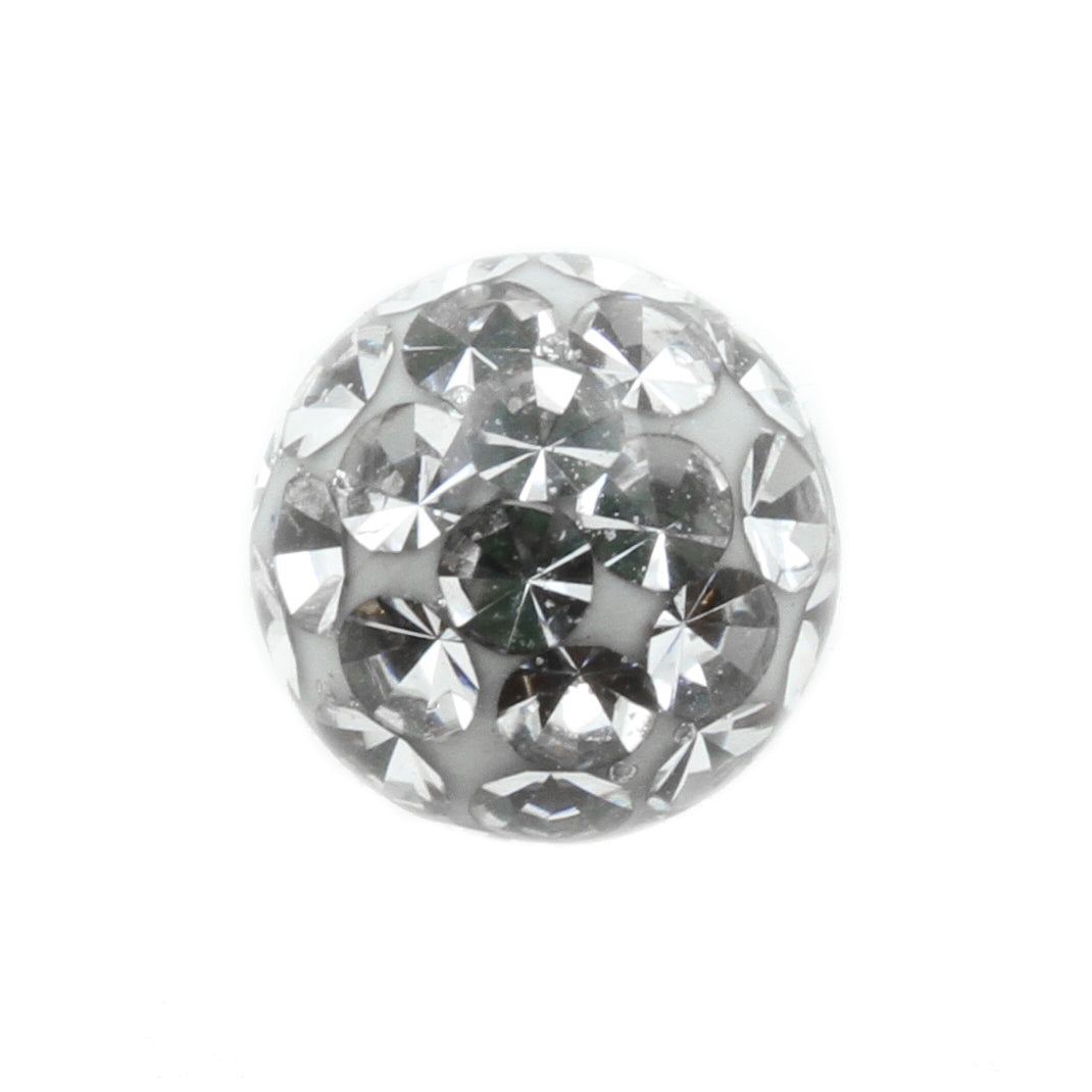 Chirurgisch Stalen Multi Jewelled Opschroefbal Clear