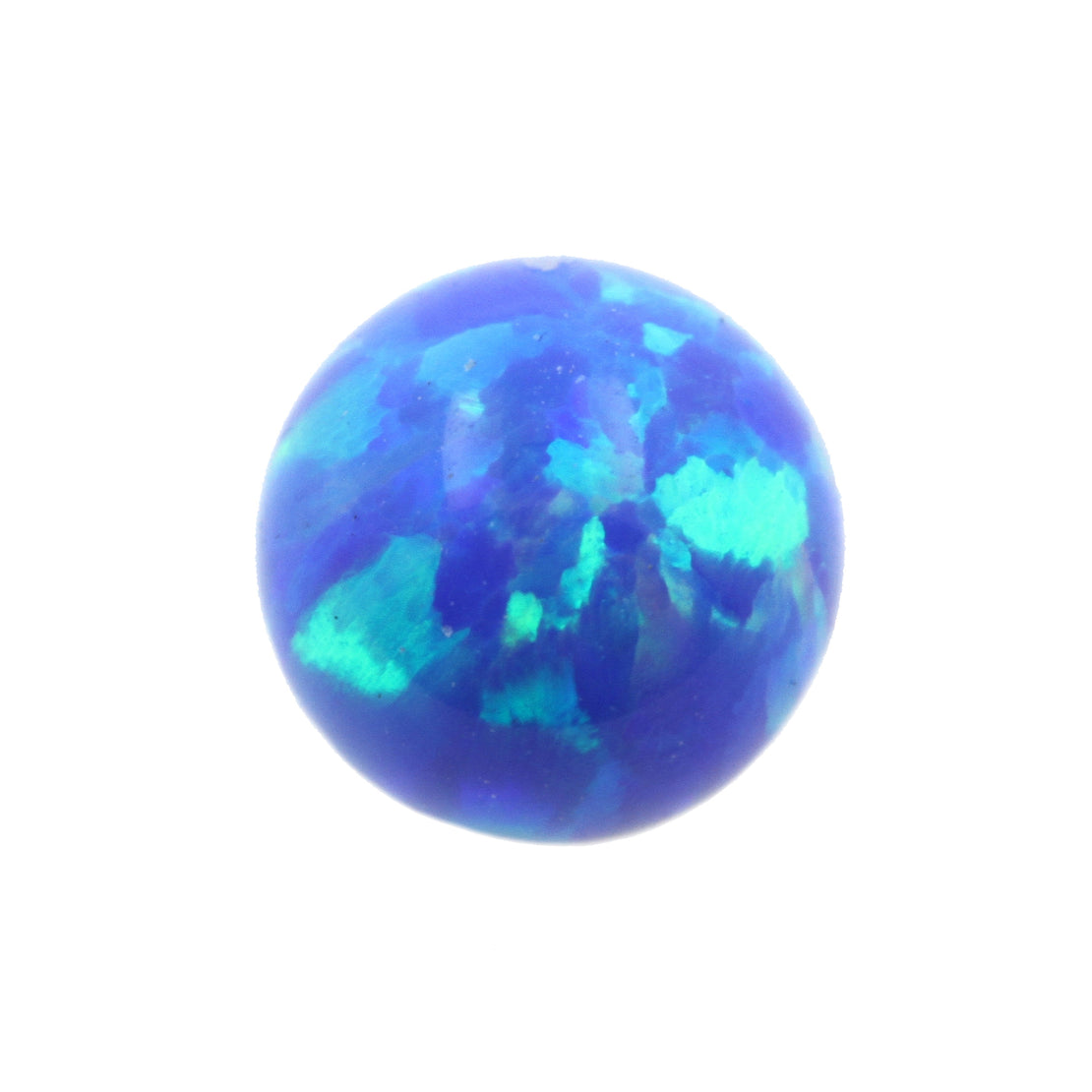 Synthetisch Stenen Opschroefbare Opaalbal Sapphire Blue Opal