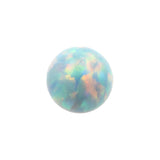 Synthetischer Steinaufsatz Opalkugel Light Green Opal