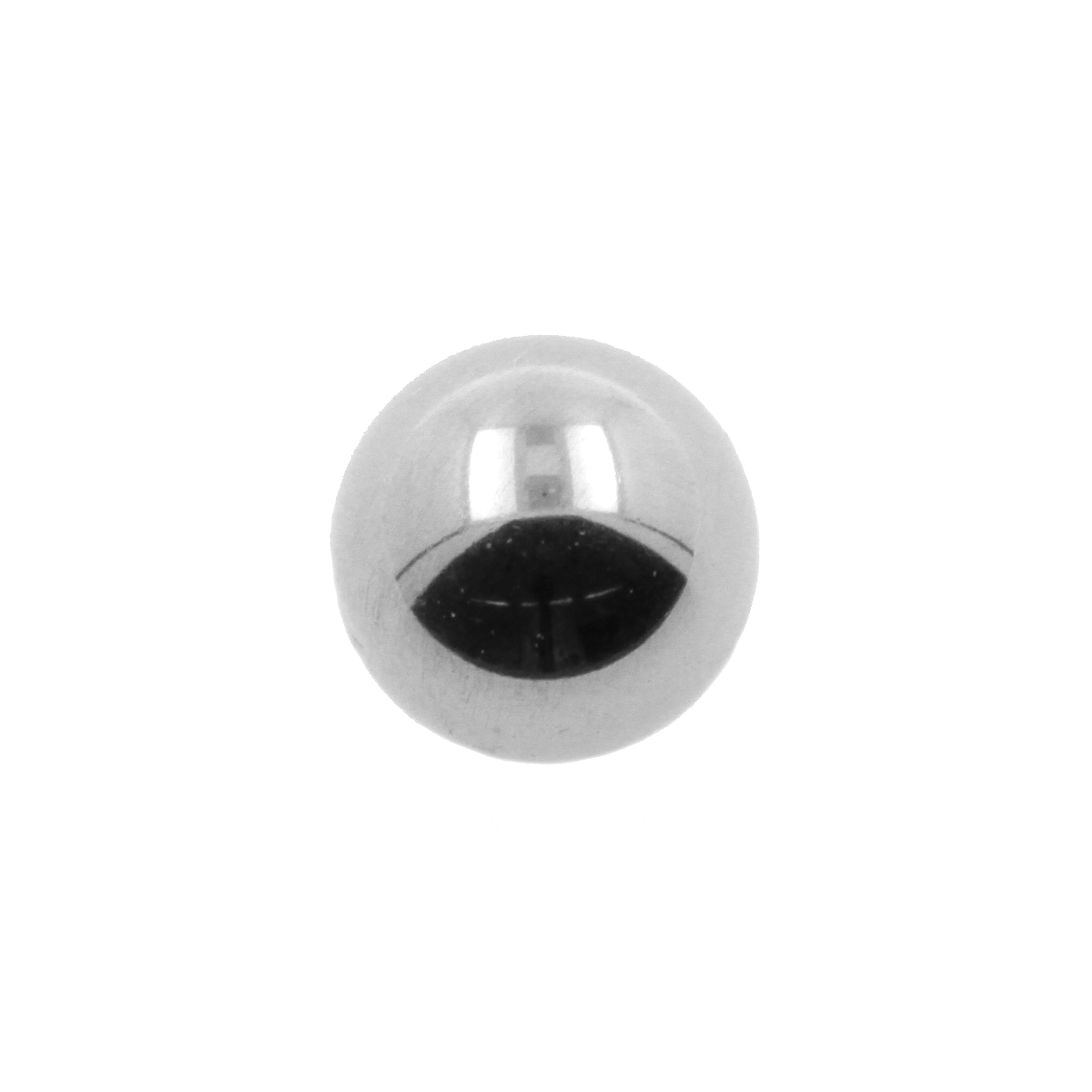 Titanium Opschroefbal Zilver