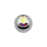 Titanium Schraubkugel Kristall Crystal AB
