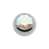 Titanium Schraubkugel Kristall Crystal AB