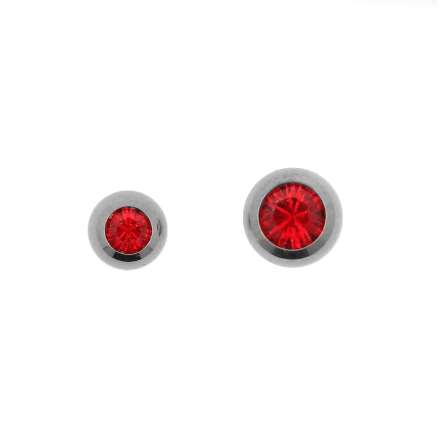 Titanium Jewelled Threaded Ball Light Siam