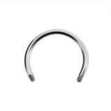 Chirurgischer Stahl Circular Barbell Silber