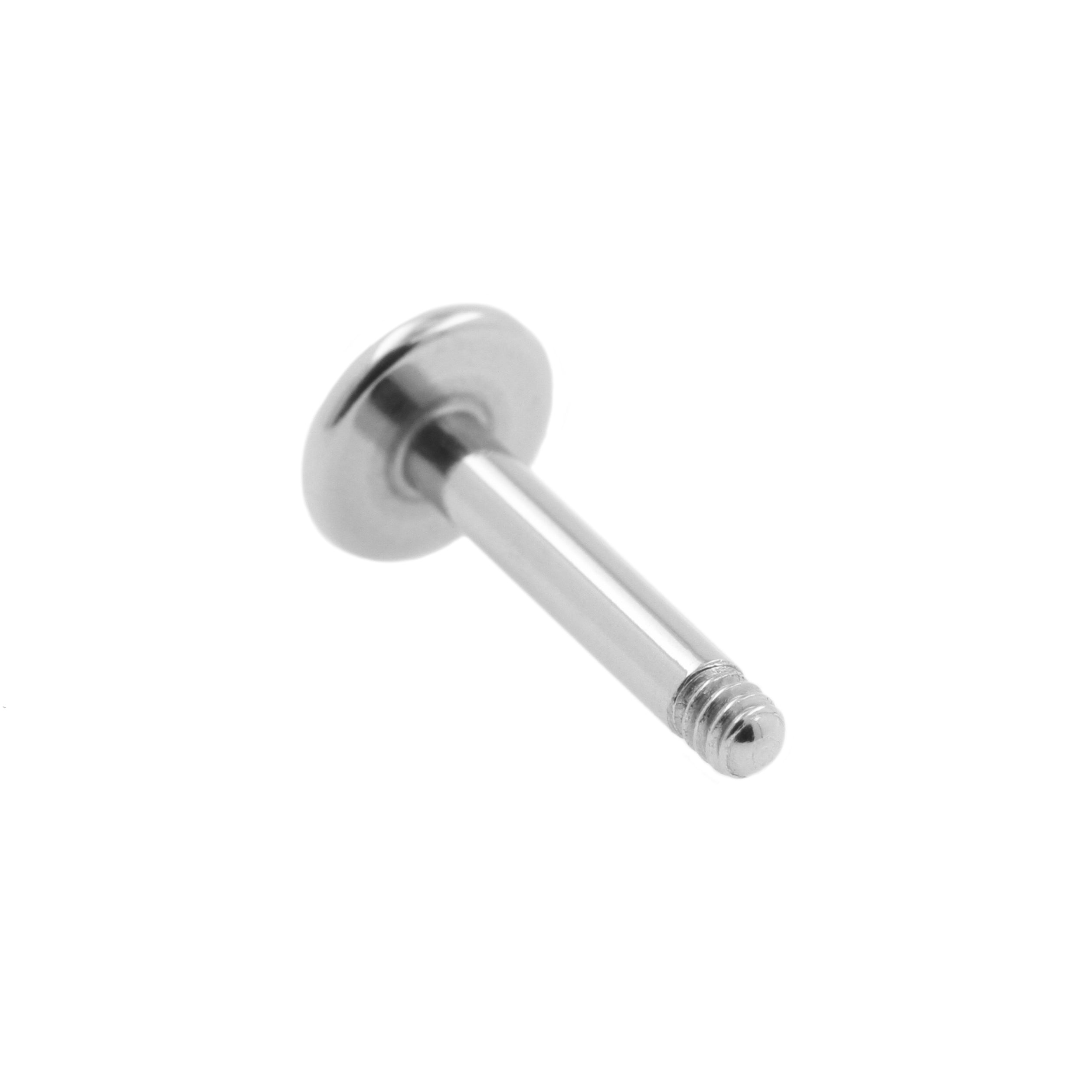 Surgical Steel Labret Stud Silver