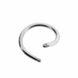 Chirurgischer Stahl-Twister-Stab Silber
