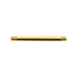 Chirurgischer Stahl gerader Stab Gold