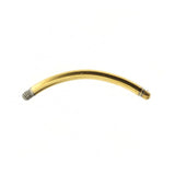 Gebogener Stab aus chirurgischem Stahl Gold