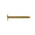 Chirurgisch Stalen Labret Stud - 4 mm Disc Goud