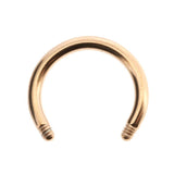 Chirurgischer Stahl Circular Barbell Roségold