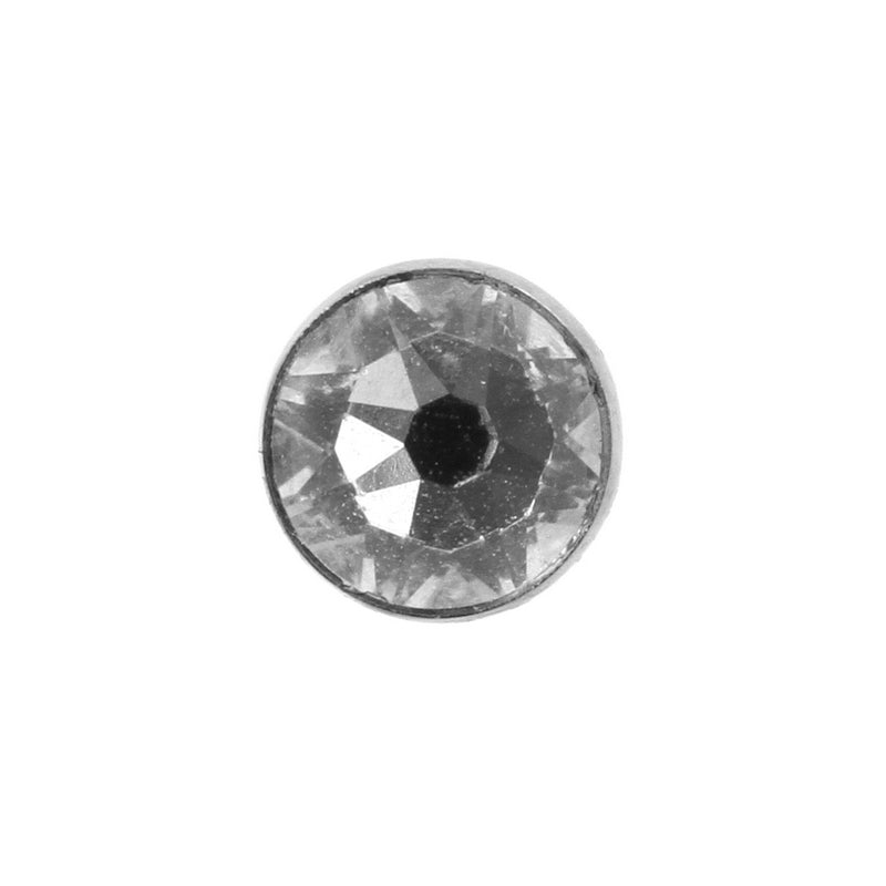Titanium Disc Met Kristal Clear