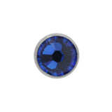 Titan-Disc mit Capri-blauen Kristallen