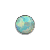 Titan Cabochon Opal Disc Hellgrüner Opal