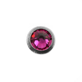 Titan-Disc mit Kristall Fuchsia