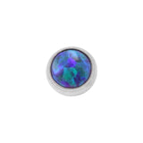 Titan Cabochon Opal Disc Black Opal