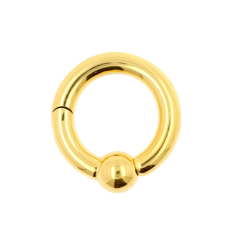 Small Closure Click Chirurgisch Stalen Ball Closure Click Ring Goud – AllOver Professional