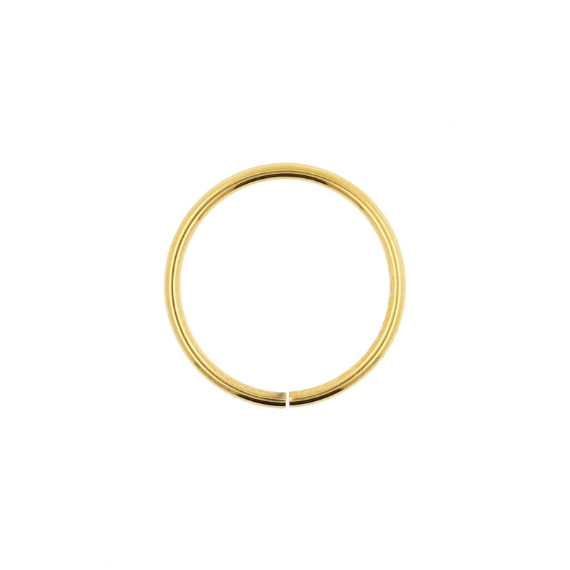 Chirurgisch Stalen Doorlopende Ring Goud
