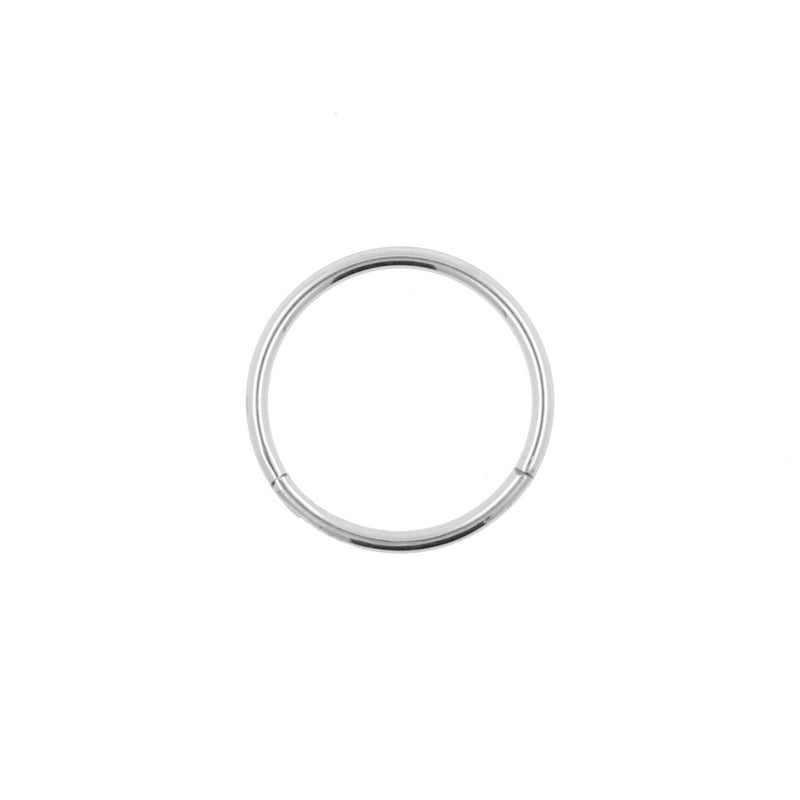 Chirurgisch Stalen Click Ring Zilver