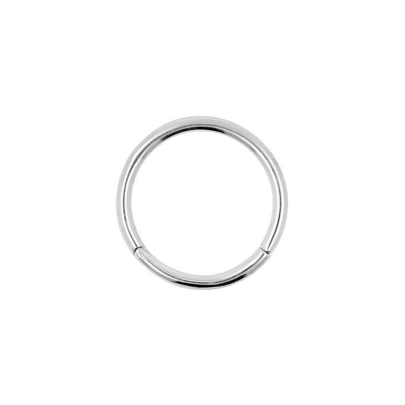 Chirurgisch Stalen Click Ring Zilver