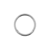 Chirurgischer Stahl Click-Ring Silber