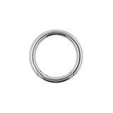 Chirurgischer Stahl Click-Ring Silber