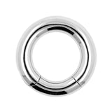 Chirurgischer Stahl Click-Ring Silber