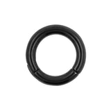 Chirurgischer Stahl Click-Ring Schwarz