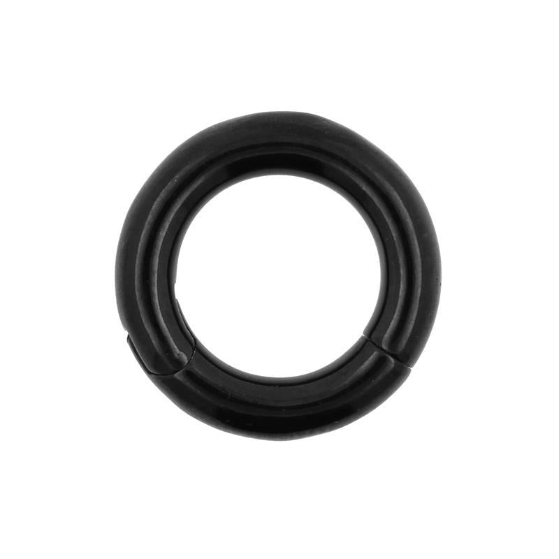 Chirurgisch Stalen Click Ring Zwart