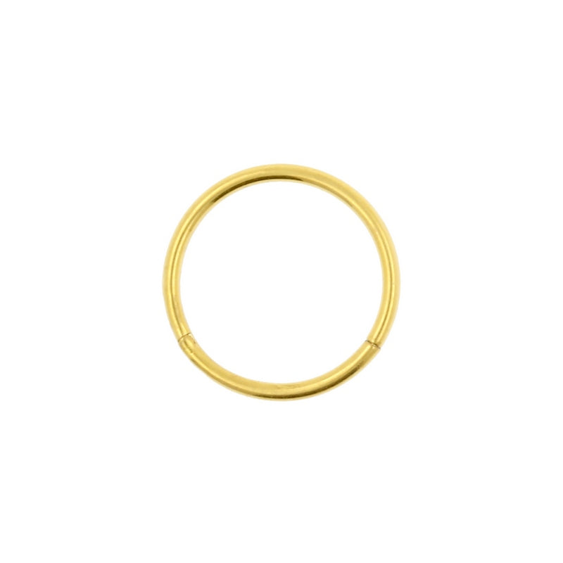 Chirurgisch Stalen Click Ring Goud