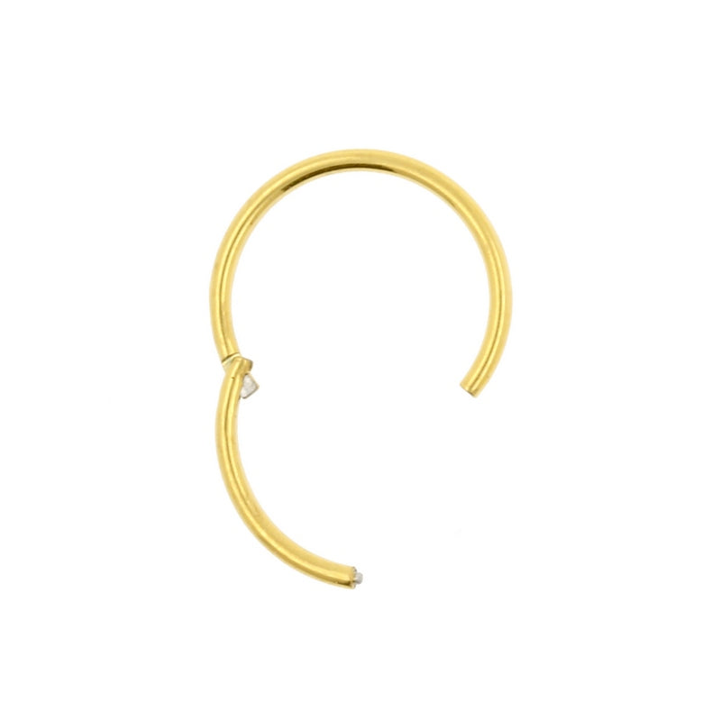 Chirurgisch Stalen Click Ring Goud