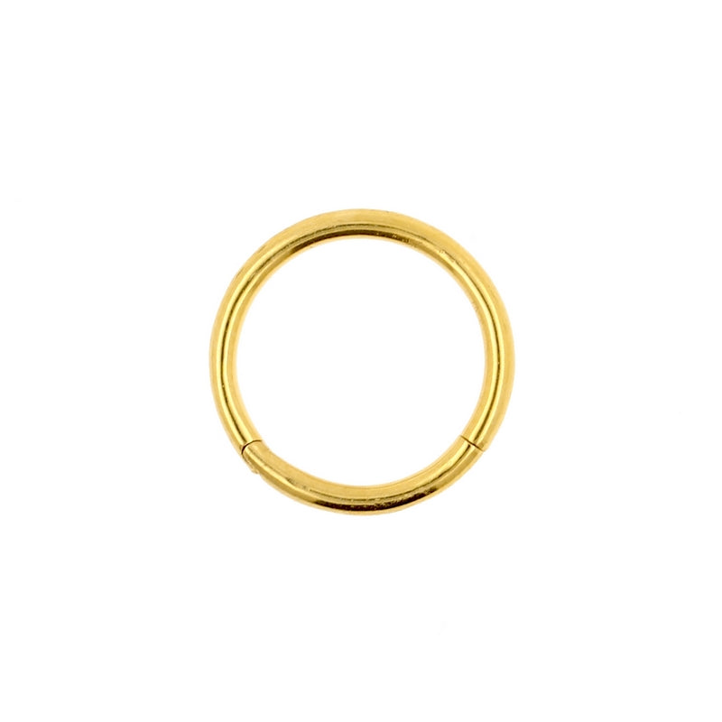 Chirurgisch Stalen Click Ring Goud