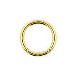 Chirurgischer Stahl Click-Ring Gold