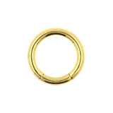 Chirurgischer Stahl Click-Ring Gold