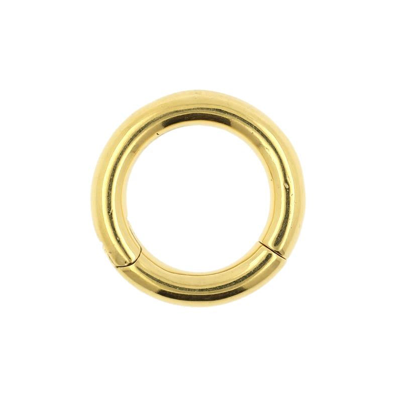 Chirurgisch Stalen Click Ring Goud