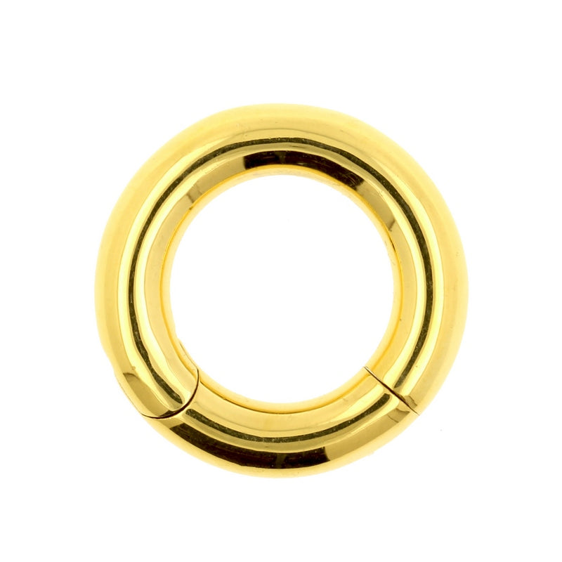 Chirurgisch Stalen Click Ring Goud