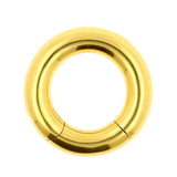 Chirurgischer Stahl Click-Ring Gold